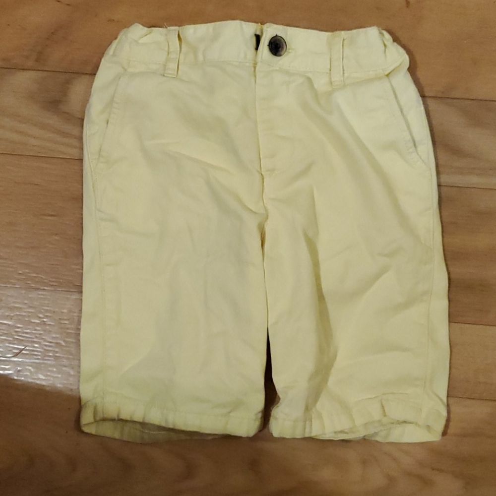 Boys yellow shorts
